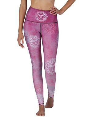 Yoga Democracy Sun Salutation Leggings Size Small Made of Recycled Bottles